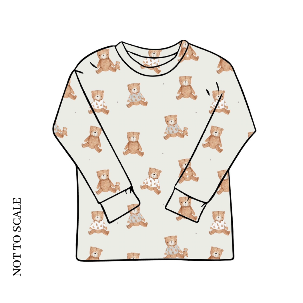 Organic Teddy Bears Long Sleeve T-Shirt