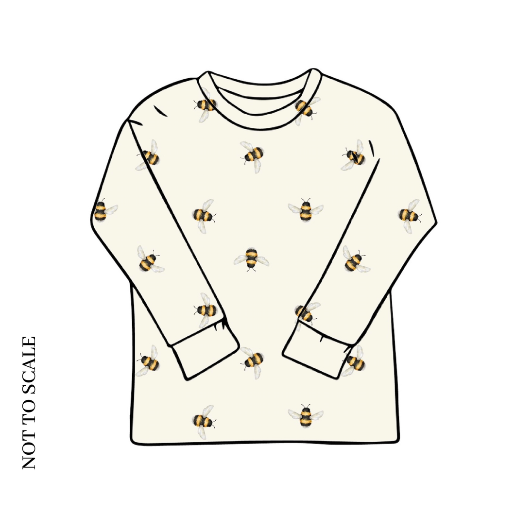 Organic Busy Bees Long Sleeve T-Shirt