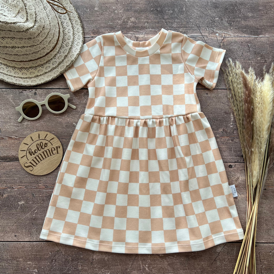 Checkerboard Dress 12-18m