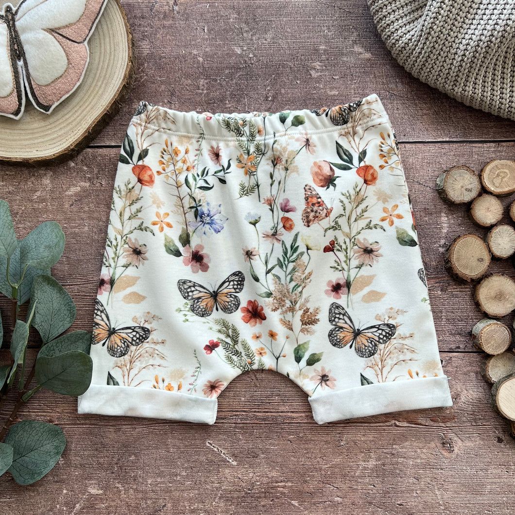 Wild Meadow Rolled Shorts 9-12m