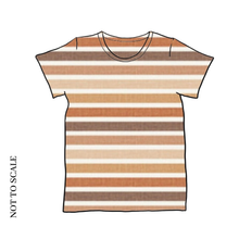 Load image into Gallery viewer, Organic Linen Stripes T-Shirt
