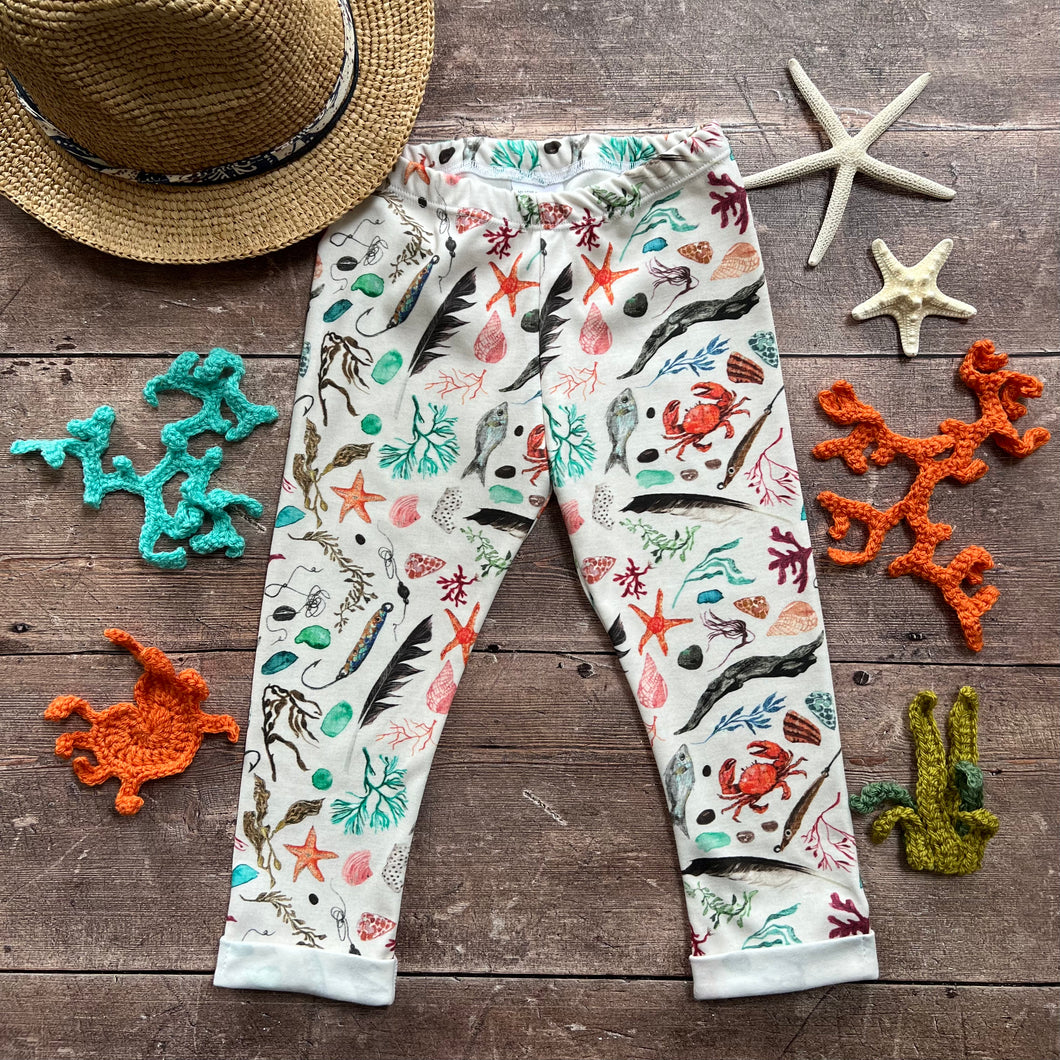 Beachcomber Cropped Rolled Leggings 3-4 years