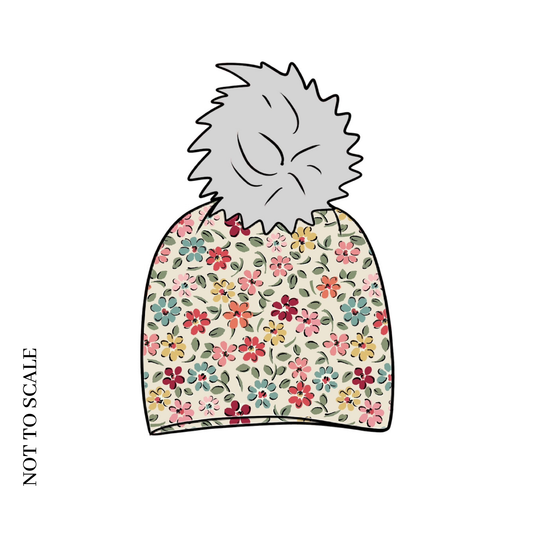 Ditsy Floral Bobble Hat