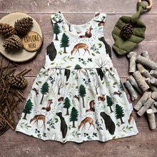 Load image into Gallery viewer, Organic Woodland Walk Pinafore Dress
