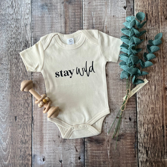 Stay wild bodysuit 0-3m