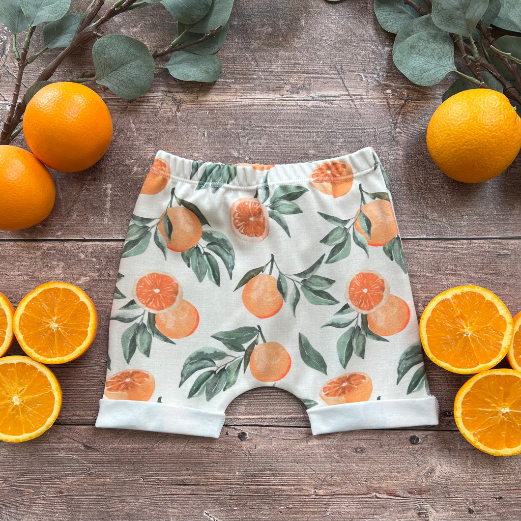 Citrus Rolled Shorts 0-3m
