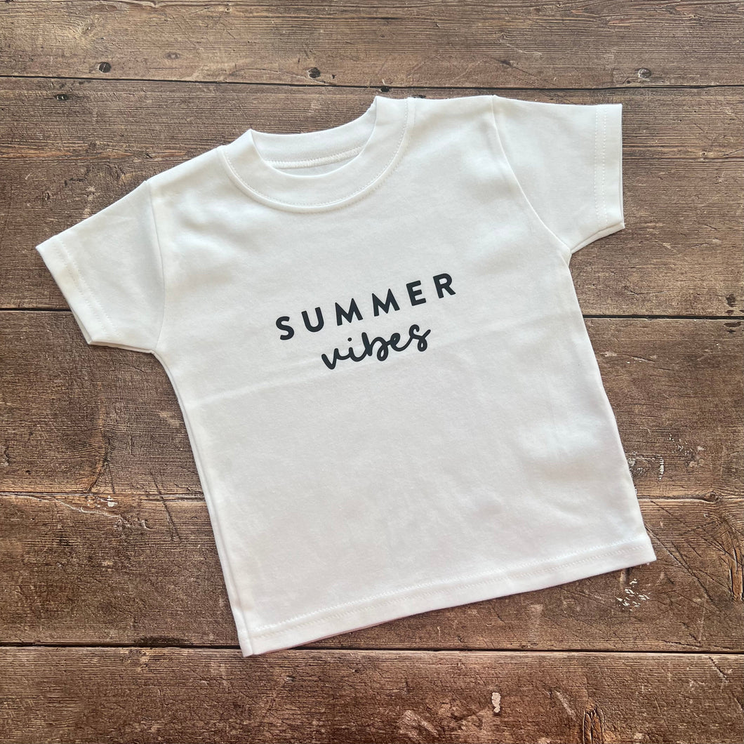 Summer vibes T-Shirt 2-3y (black vinyl)