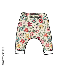 Load image into Gallery viewer, Organic Ditsy Floral Harems
