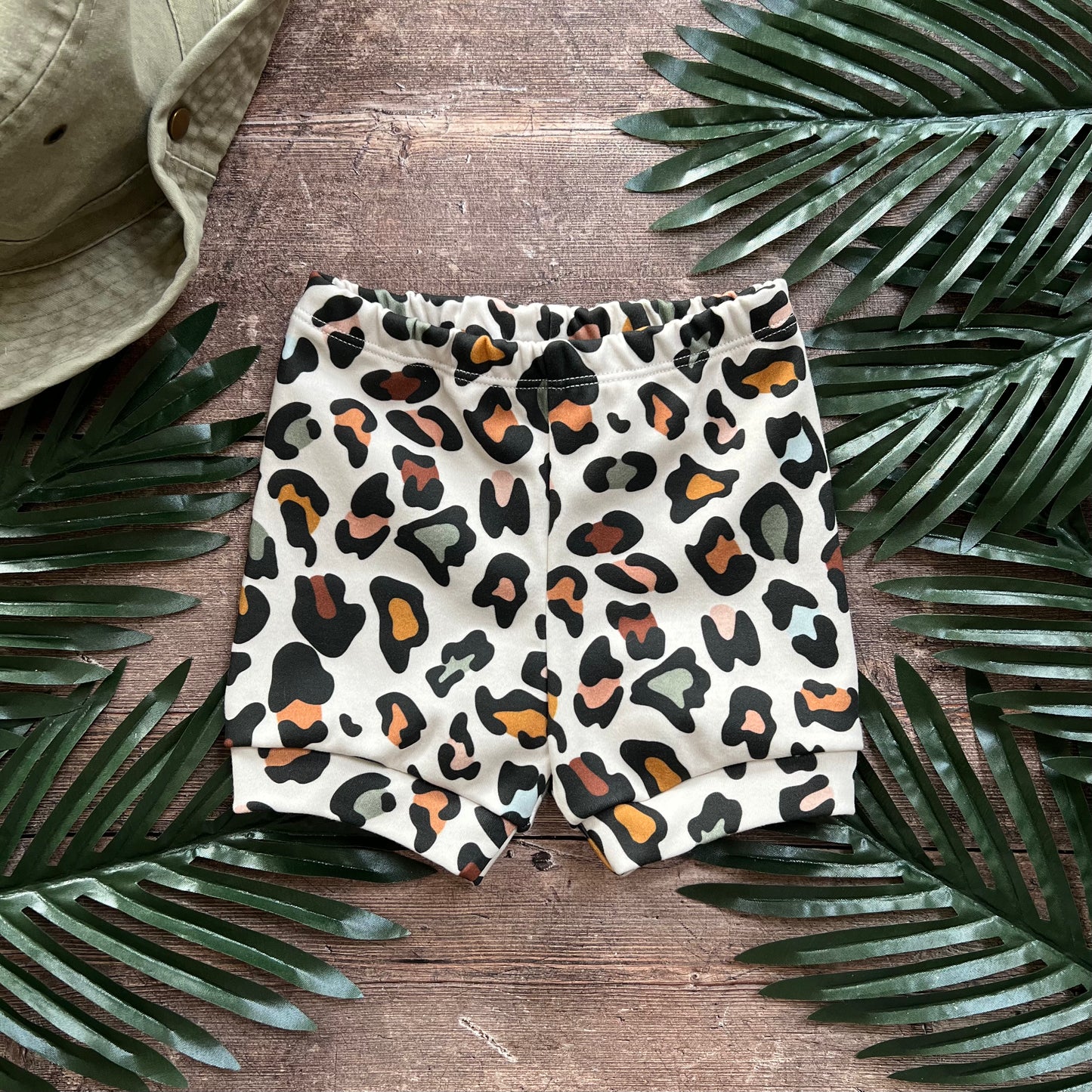 Leopard Cuffed Shorts 9-12m