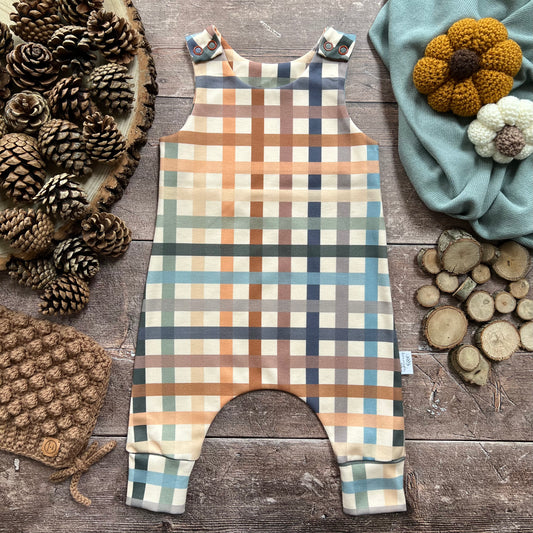 Boho Gingham Romper 6-9m