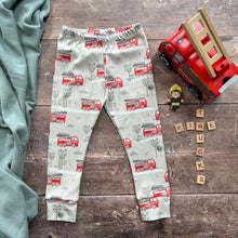 Load image into Gallery viewer, Fire Trucks Leggings
