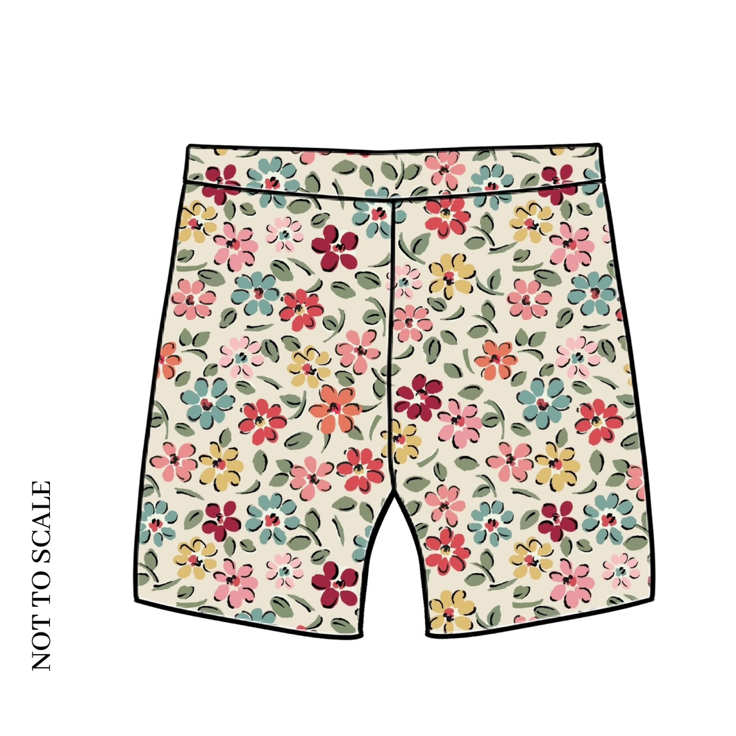 Organic Ditsy Floral Lounge Shorts