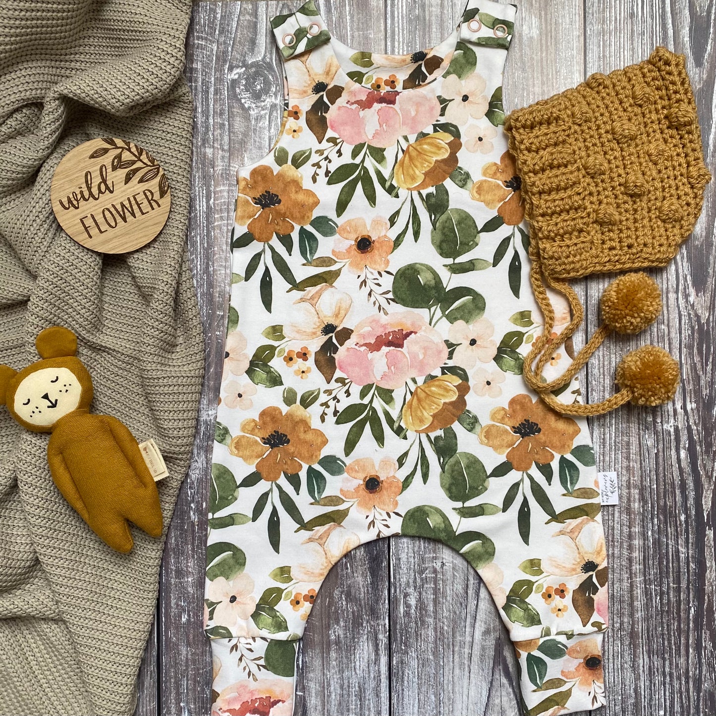 Vintage Blooms Romper