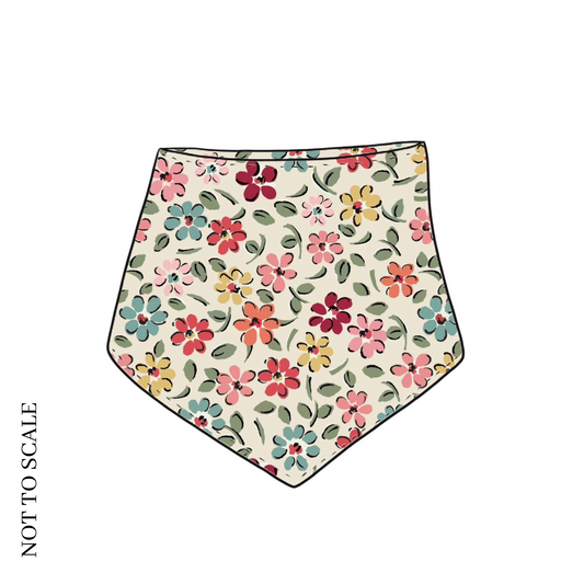 Ditsy Floral Dribble Bib