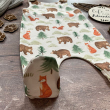 Load image into Gallery viewer, Organic Forest Friends Footed Romper
